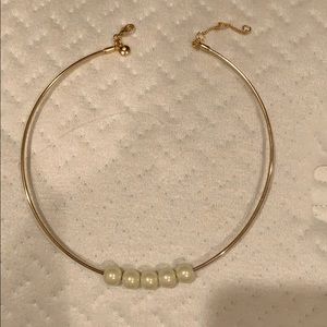 J. Crew Jewelry - J.Crew gold pearl choker J. Crew Jewelry - J.Crew gold pearl choker